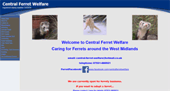 Desktop Screenshot of central-ferret-welfare.org